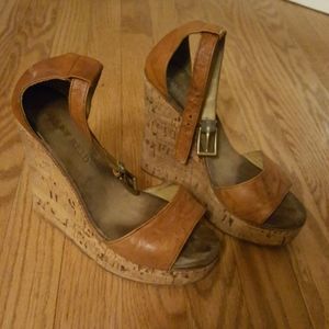 Billy Reid wedge open toe shoes